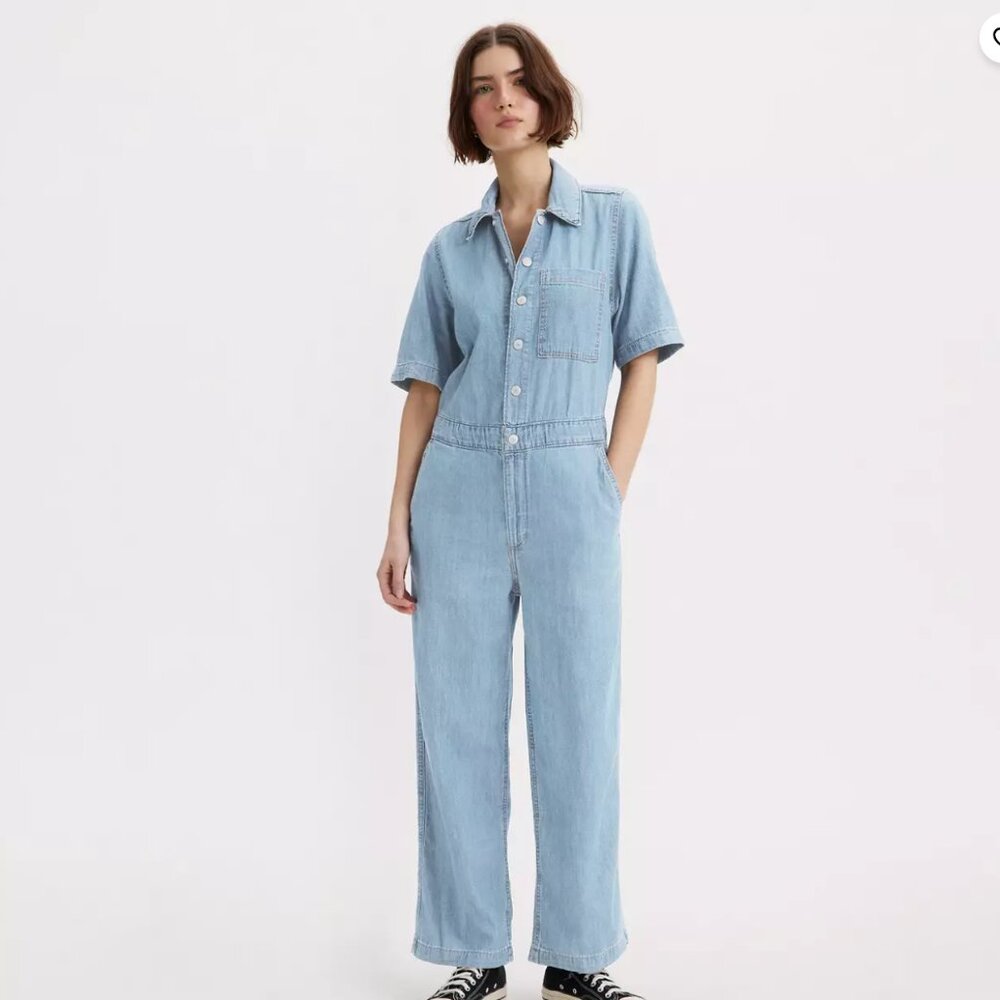Levi's Short Sleeve Heritage Jumpsuit in Size Small